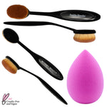 Teardrop Blender Sponge + Paddle Blender Brush