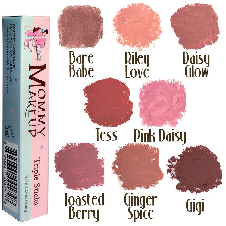 Triple Sticks Lipstick, Cream Blush, and Treatment are available in 8 fresh, wearable shades!