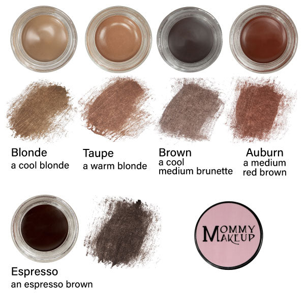 Brow Balm from Mommy Makeup available in 5 shades