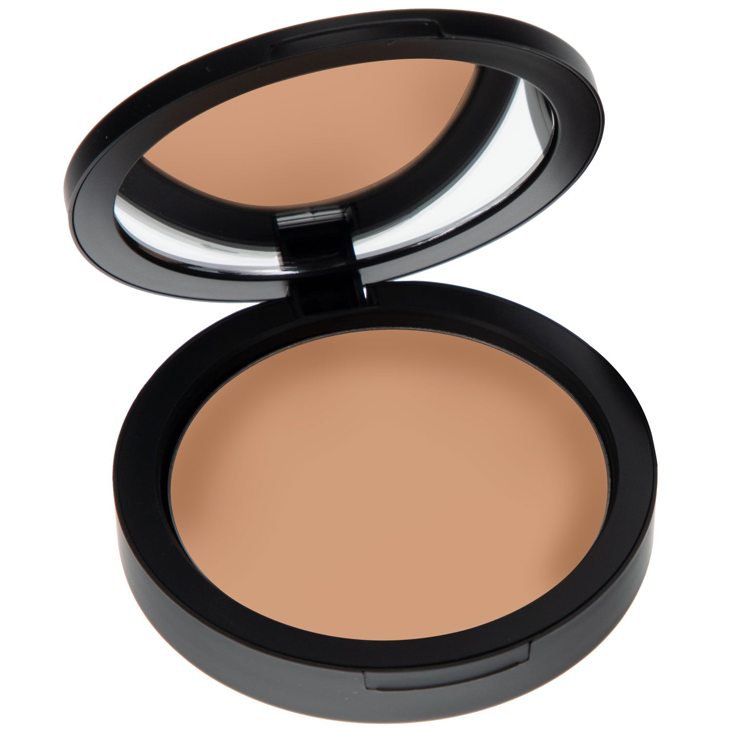 Mineral Based 4-in-1 Product is your PRESSED Powder, Foundation, SPF 15 and Soft Focus Finish All in One! No loose powder mess! Formulated without talc, gluten, phthalates, fragrance, GMO, parabens, or corn. CRAVING (Medium/Dark) - For tan to caramel complexions.