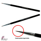 Our Pointed Eyeliner Brush is the best brush for our Stay Put Gel Eyeliner. The Pointed Eyeliner Brush offers smooth and precise application for makeup artist quality results and long wearing durability.