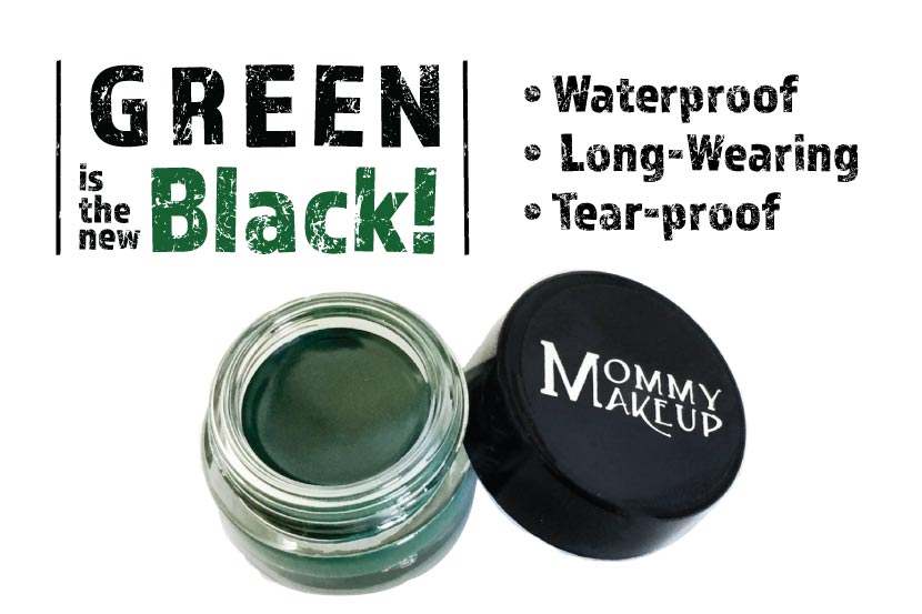 Green is the New Black | Waterproof Gel Eyeliner by Mommy Makeup