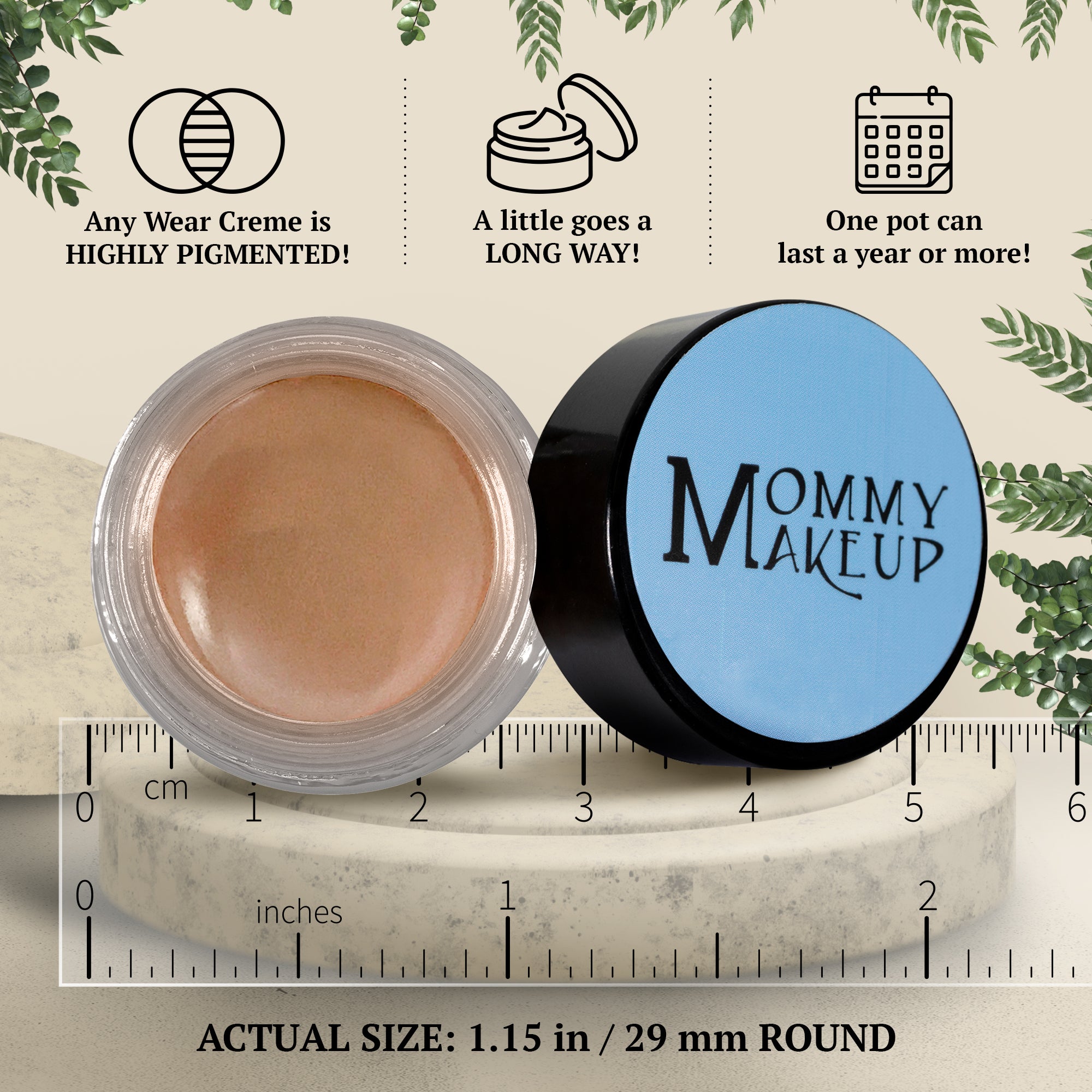 Any Wear Creme - Eye Shadow, Cheeks & Lip Color in-One - Misty