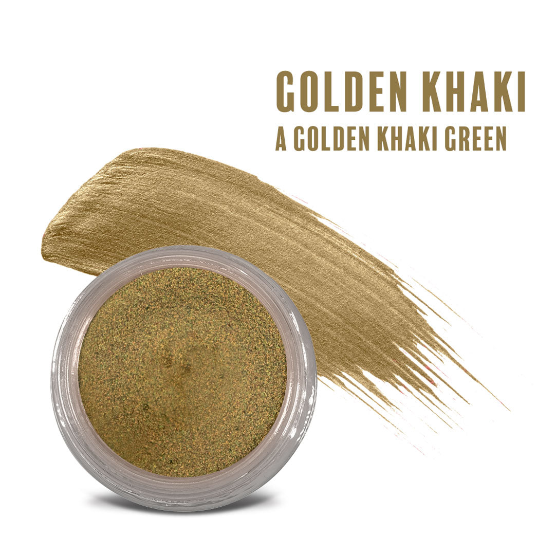 Any Wear Creme is a multi-tasking creme-to-powder product that can be worn as eyeshadow, cheek or lip color. Its water-proof, smudge-proof finish makes it is ideal for long days when you have no time for touch ups. is a multi-tasking creme-to-powder product that can be worn as eyeshadow, cheek or lip color. Its water-proof, smudge-proof finish makes it is ideal for long days when you have no time for touch ups. Golden Khaki -  a golden khaki green