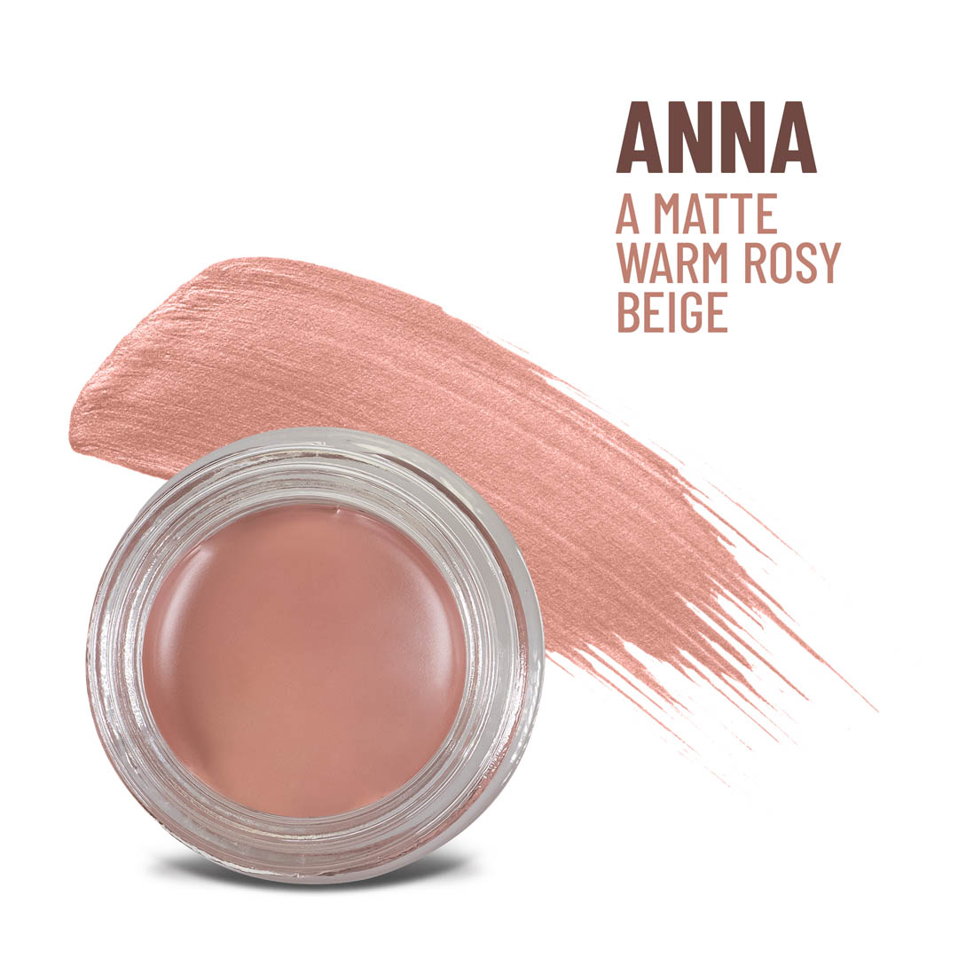 Any Wear Creme is a multi-tasking creme-to-powder product that can be worn as eyeshadow, cheek or lip color. Its water-proof, smudge-proof finish makes it is ideal for long days when you have no time for touch ups. is a multi-tasking creme-to-powder product that can be worn as eyeshadow, cheek or lip color. Its water-proof, smudge-proof finish makes it is ideal for long days when you have no time for touch ups. - Cashmere