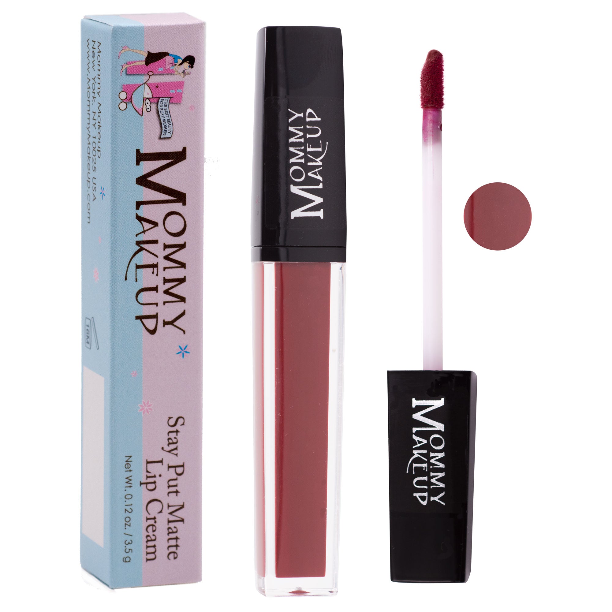 Stay Put Matte Lip Cream - Kiss-Proof Matte Lipstick - Lip Makeup > Lipstick - Mommy Makeup - Harlow