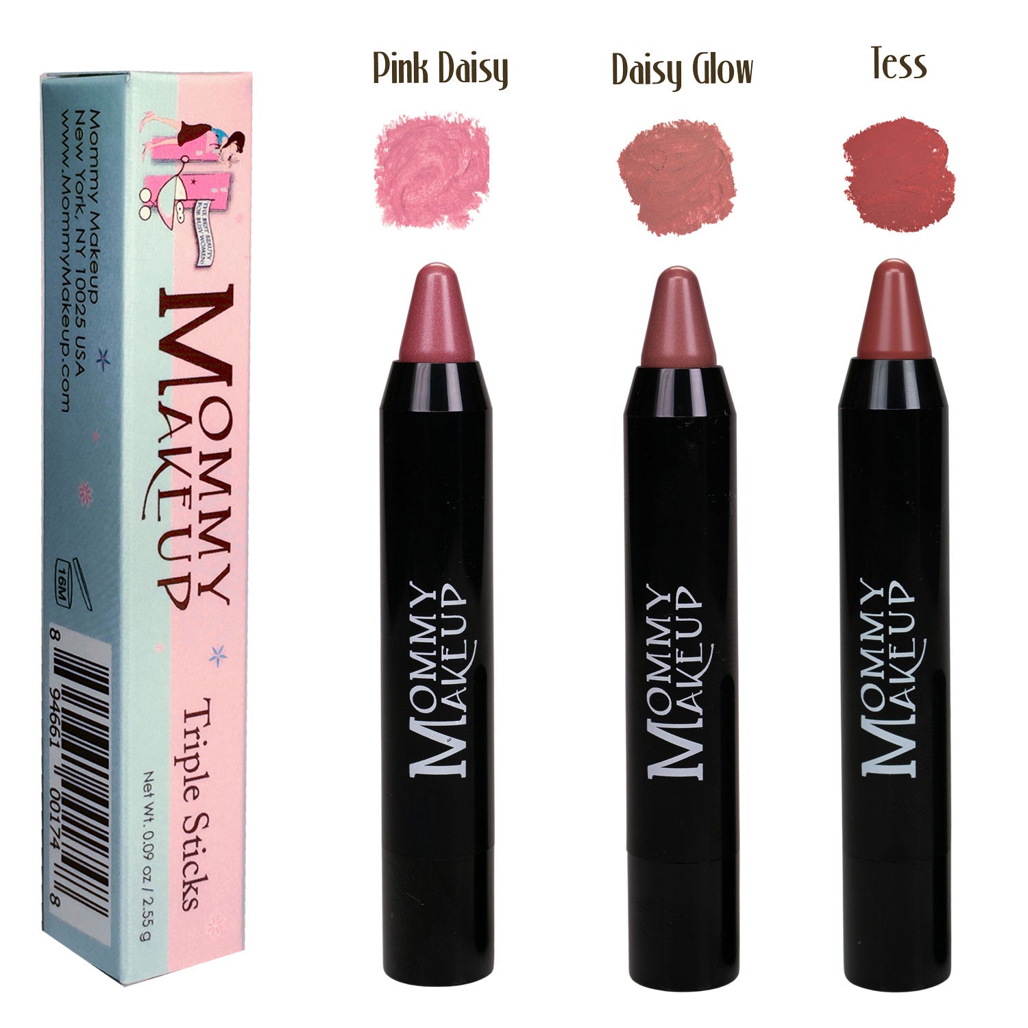 Treat yourself to soft flower like tones. The *Triple Treat* bundle includes: &nbsp;

- **Pink Daisy Triple Sticks Lipstick &amp; Cream Blush** – a daisy pink with shimmer &nbsp;
- **Tess Triple Sticks Lipstick &amp; Cream Blush** – a muted rose &nbsp;
- **Daisy Glow Triple Sticks Lipstick &amp; Cream Blush** – a neutral pink with golden shimmer &nbsp;

Flattering, feminine, and totally fuss-free—this set is a multitasking must!