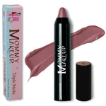 Mommy Makeup Triple Sticks in Toasted Berry - a soft mauve brown
