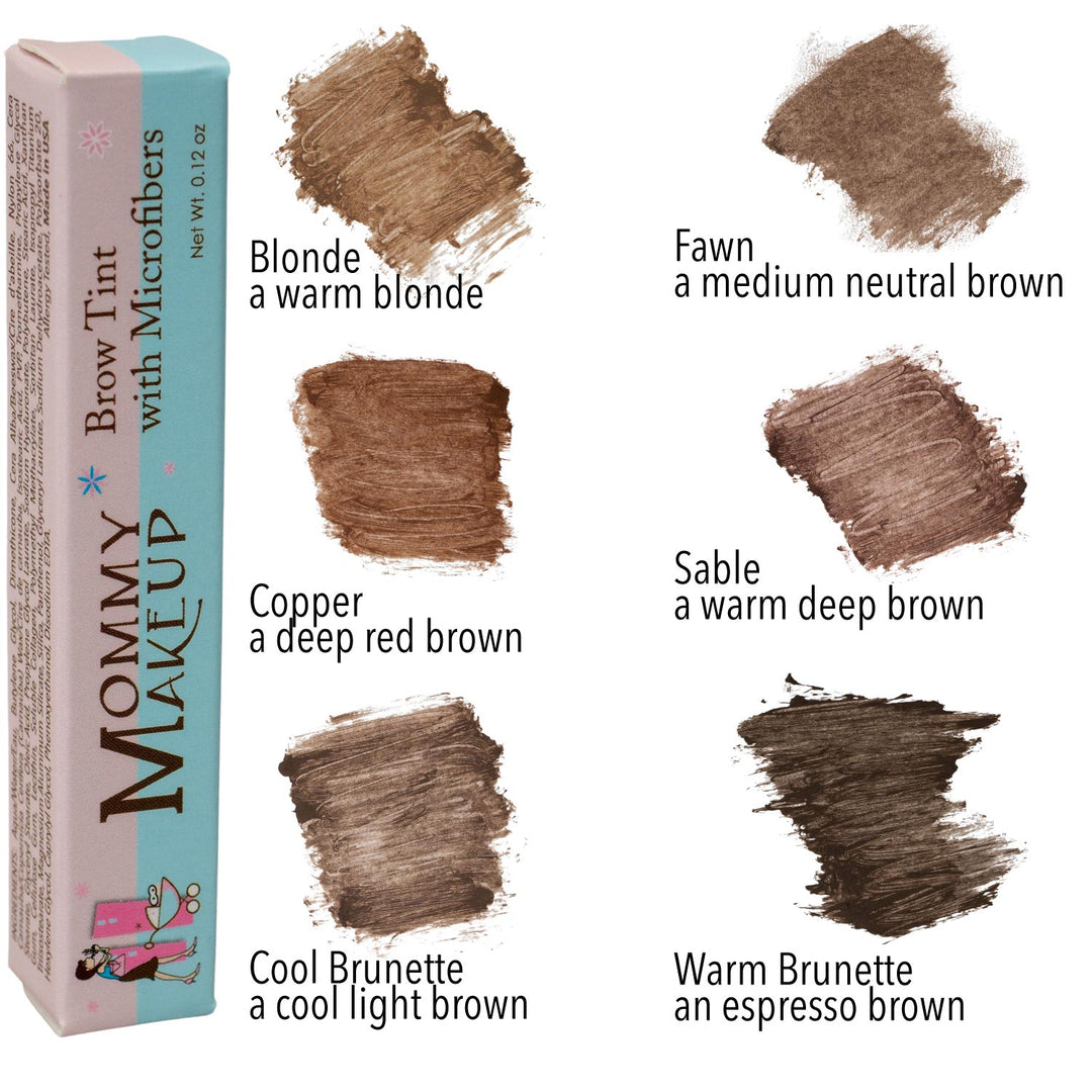 How To Shape Your Eyebrows with Mommy Makeup Brow Tint