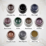 Long-wearing gel eyeliner. Waterproof, smudgeproof, tear-proof, allergy-tested, paraben-free, and cruelty free! Made in USA