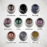 Long-wearing gel eyeliner. Waterproof, smudgeproof, tear-proof, allergy-tested, paraben-free, and cruelty free! Made in USA