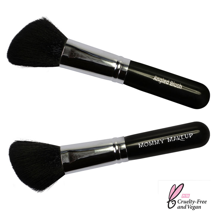 Angled Face Blush Brush Artist's Quality Vegan Makeup Brush from
