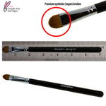 Vegan, travel friendly size and hand cut Creme Definer Brush. 