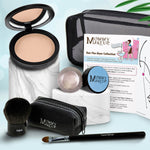 This fabulous yet simple multi-tasking mineral makeup kit will give you a sophisticated look and get you out-the-door in no time! Talc-free, paraben-free, NO Animal Testing.#color_due-date-medium-for-medium-complexions-tans-easily-in-the-sun