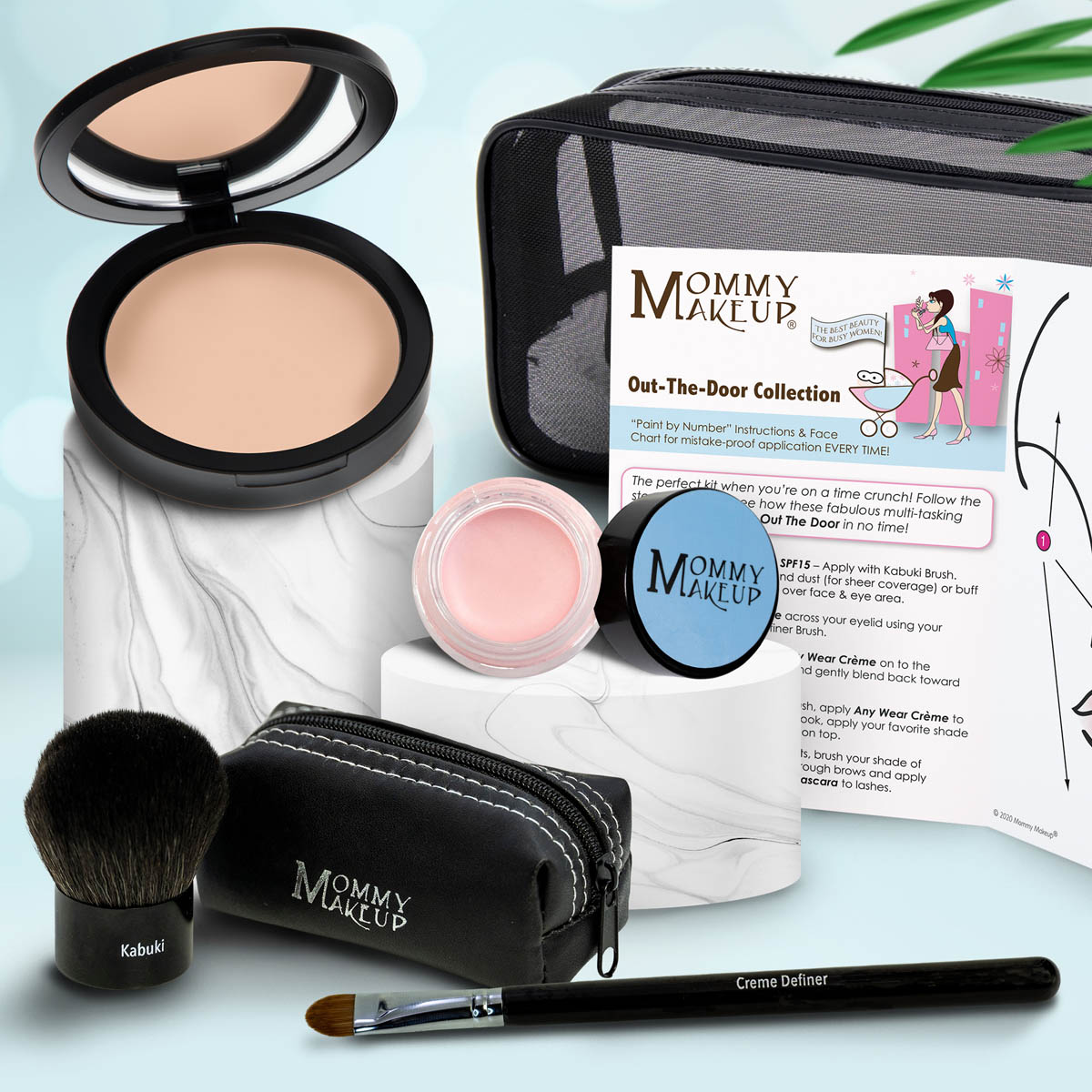 This fabulous yet simple multi-tasking mineral makeup kit will give you a sophisticated look and get you out-the-door in no time! Talc-free, paraben-free, NO Animal Testing.#color_due-date-medium-for-medium-complexions-tans-easily-in-the-sun