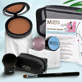 This fabulous yet simple multi-tasking mineral makeup kit will give you a sophisticated look and get you out-the-door in no time! Talc-free, paraben-free, NO Animal Testing.#color_puddin-dark-for-darker-complexions