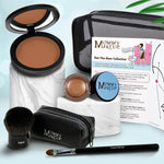 This fabulous yet simple multi-tasking mineral makeup kit will give you a sophisticated look and get you out-the-door in no time! Talc-free, paraben-free, NO Animal Testing.#color_puddin-dark-for-darker-complexions