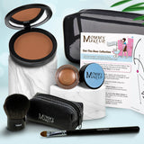 This fabulous yet simple multi-tasking mineral makeup kit will give you a sophisticated look and get you out-the-door in no time! Talc-free, paraben-free, NO Animal Testing.#color_puddin-dark-for-darker-complexions