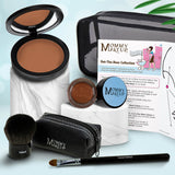 This fabulous yet simple multi-tasking mineral makeup kit will give you a sophisticated look and get you out-the-door in no time! Talc-free, paraben-free, NO Animal Testing.#color_puddin-dark-for-darker-complexions