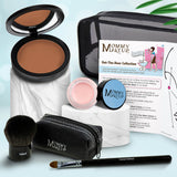 This fabulous yet simple multi-tasking mineral makeup kit will give you a sophisticated look and get you out-the-door in no time! Talc-free, paraben-free, NO Animal Testing.#color_puddin-dark-for-darker-complexions