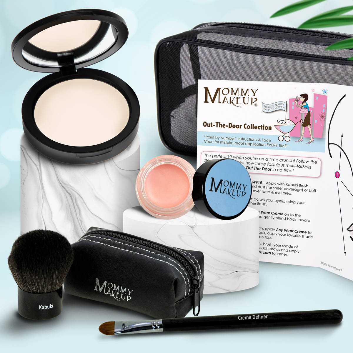 This fabulous yet simple multi-tasking mineral makeup kit will give you a sophisticated look and get you out-the-door in no time! Talc-free, paraben-free, NO Animal Testing.#color_baby-s-breath-extra-light-for-alabaster-to-porcelain-complexions