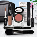 This 6 piece makeup kit is perfect for a quick, ultra easy, radiant look! A fabulous travel-friendly, multi-tasking makeup kit will give you a fresh glowing look that is super simple to apply. Select your own colors!